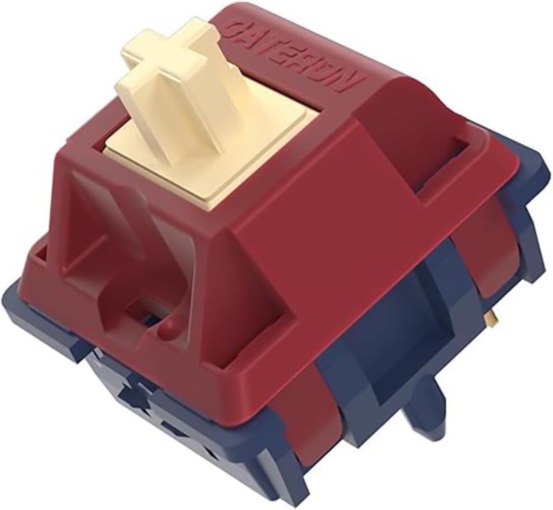 GUYEKS Gateron Quinn Keyboard Switches,Tactile 5-Pin Factory Pre-lubed 59gf Switches Suitable for MX Mechanical Gaming Keyboards(10PCS) - Image 1